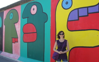 Guest post author Emily Lamia on a trip to the Berlin Wall